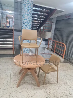 Dining Plastic Table and 2 Chairs for Home/Beach/Garden/Hote