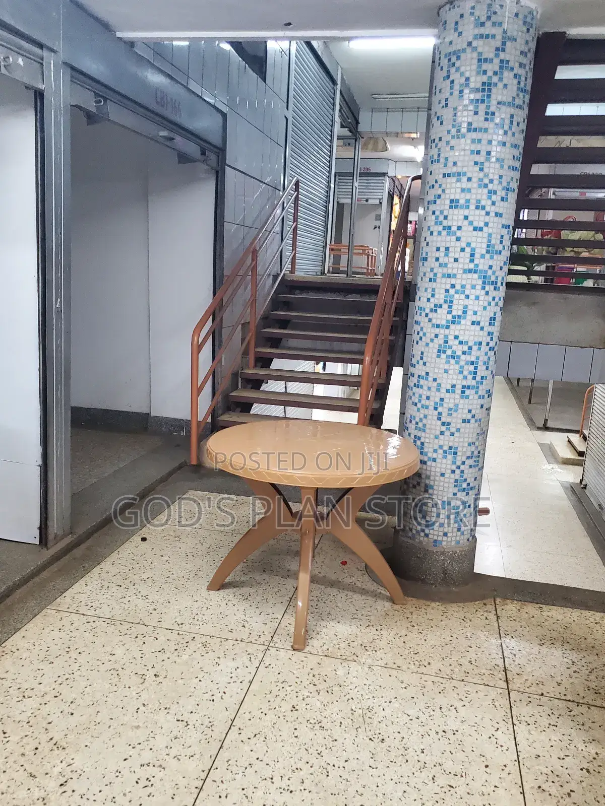 Beige Plastic Table