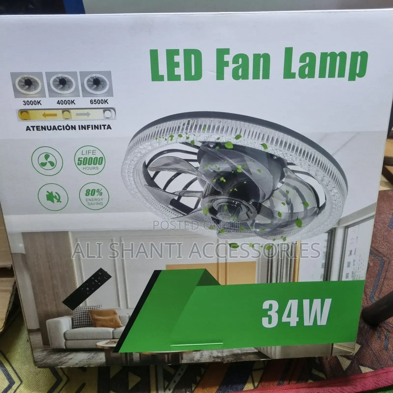 Led Fan Lamp With Remote