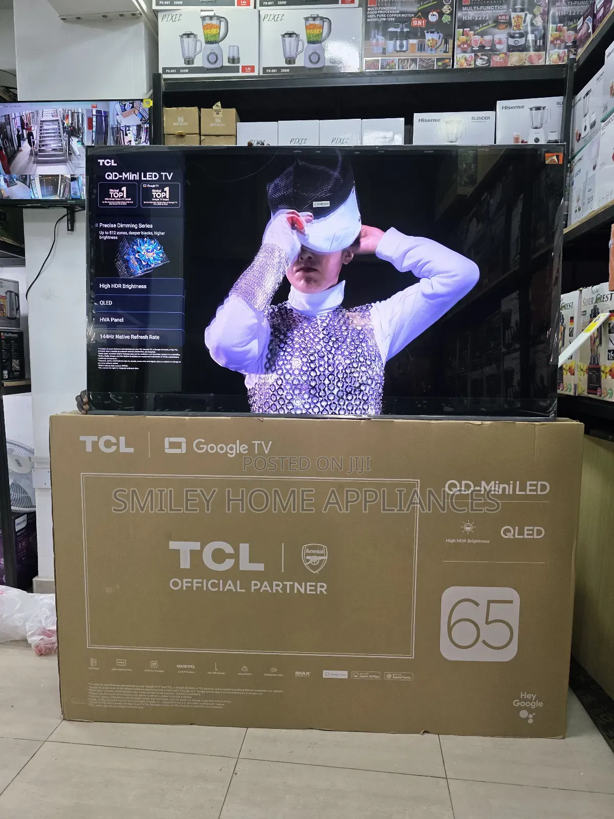 TCL Qd Miniqled- Android Google 65inches Tv at 20% Discount