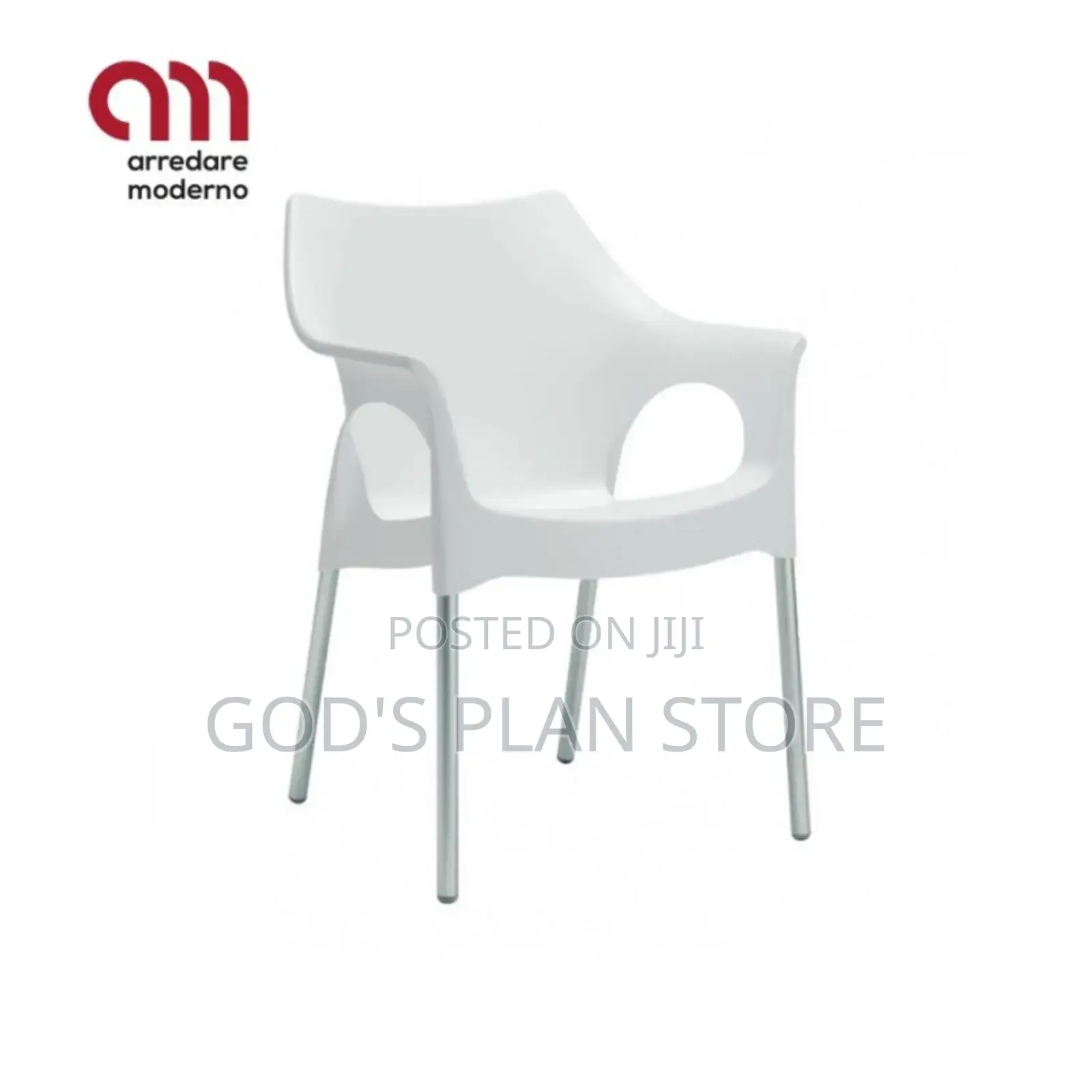 White Steel Legs Plastic Chairs Plastic Chairs