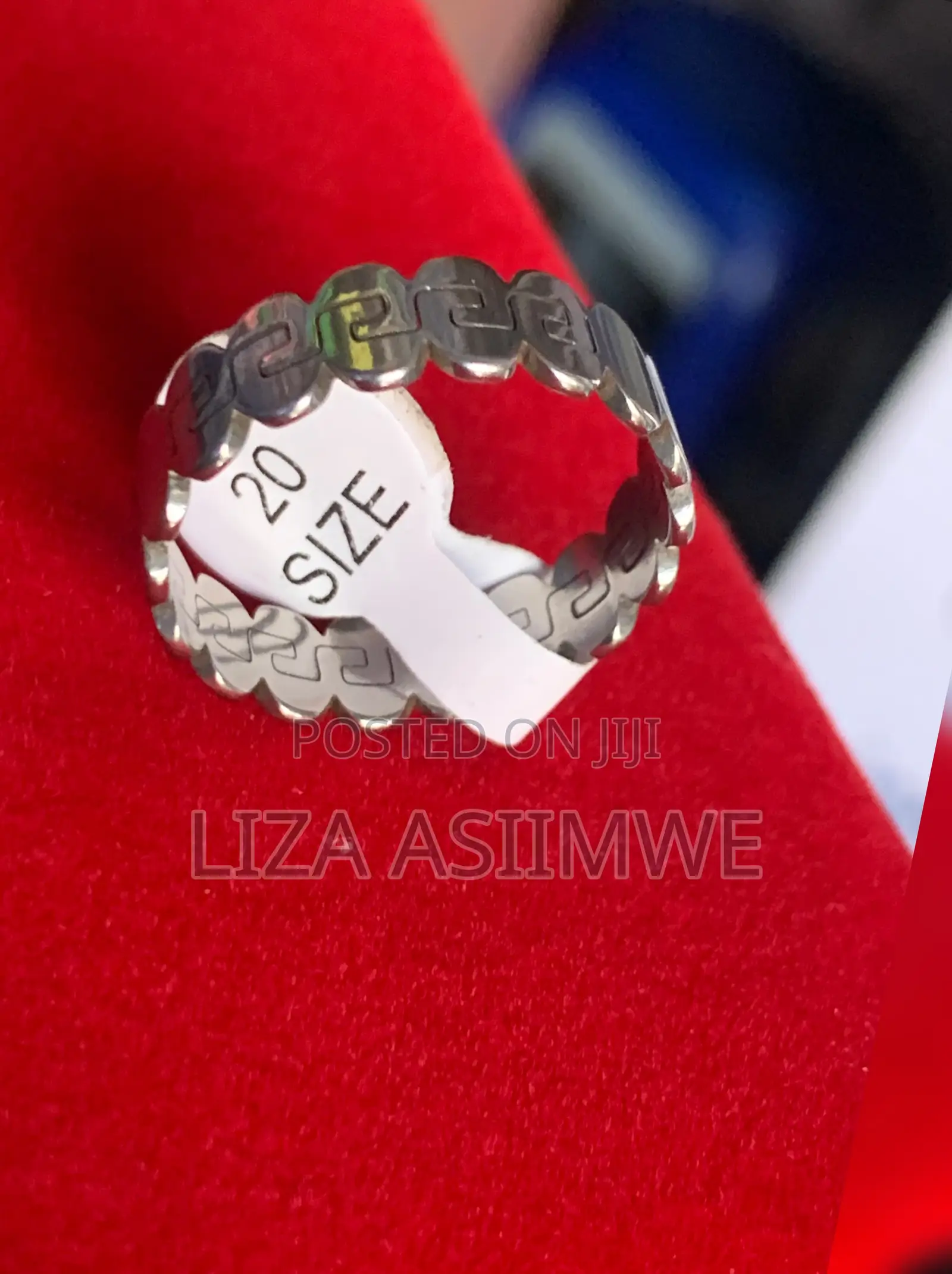 Designer Rings With Greek Key ( Versace)