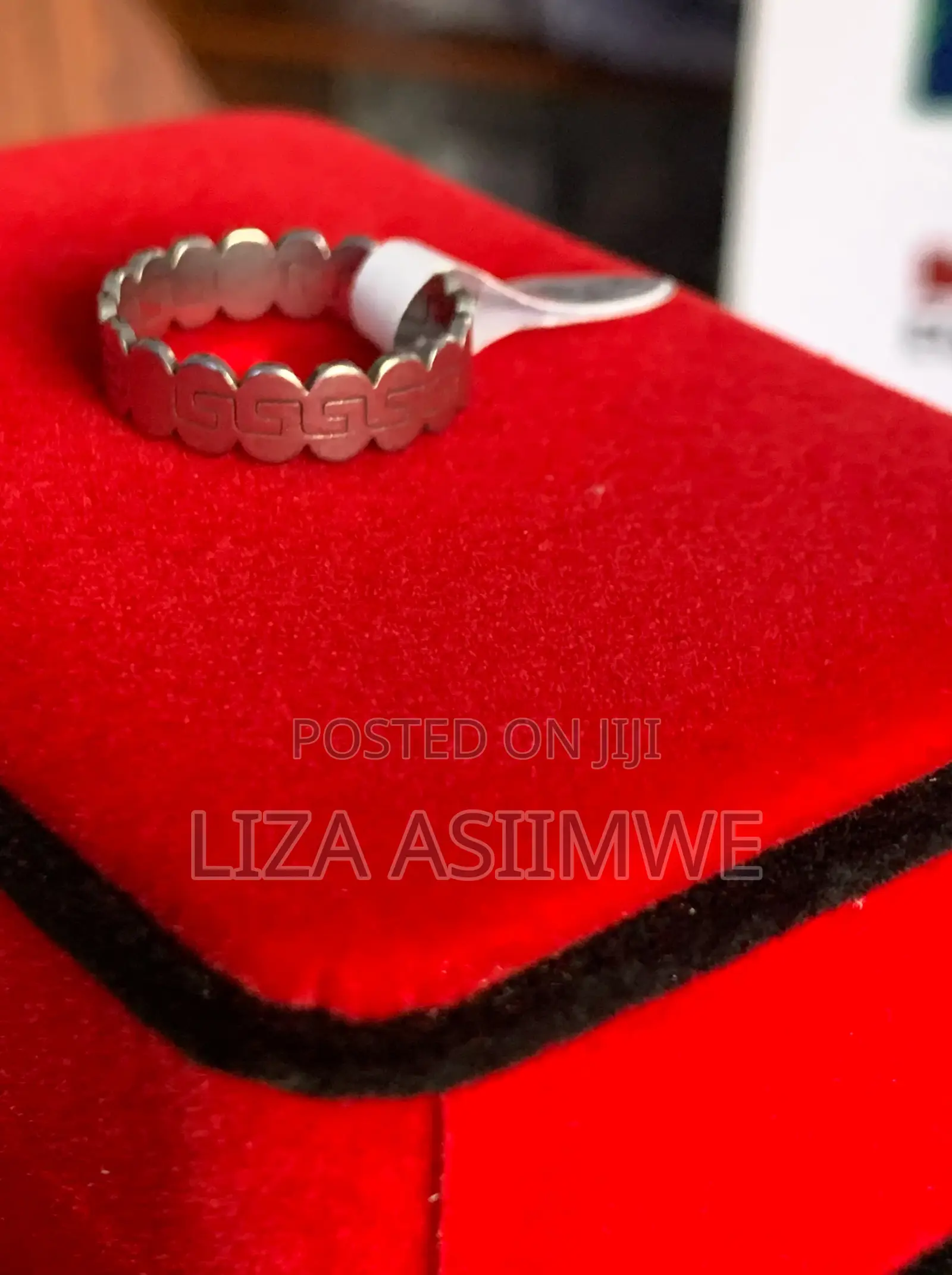 Designer Rings With Greek Key ( Versace)