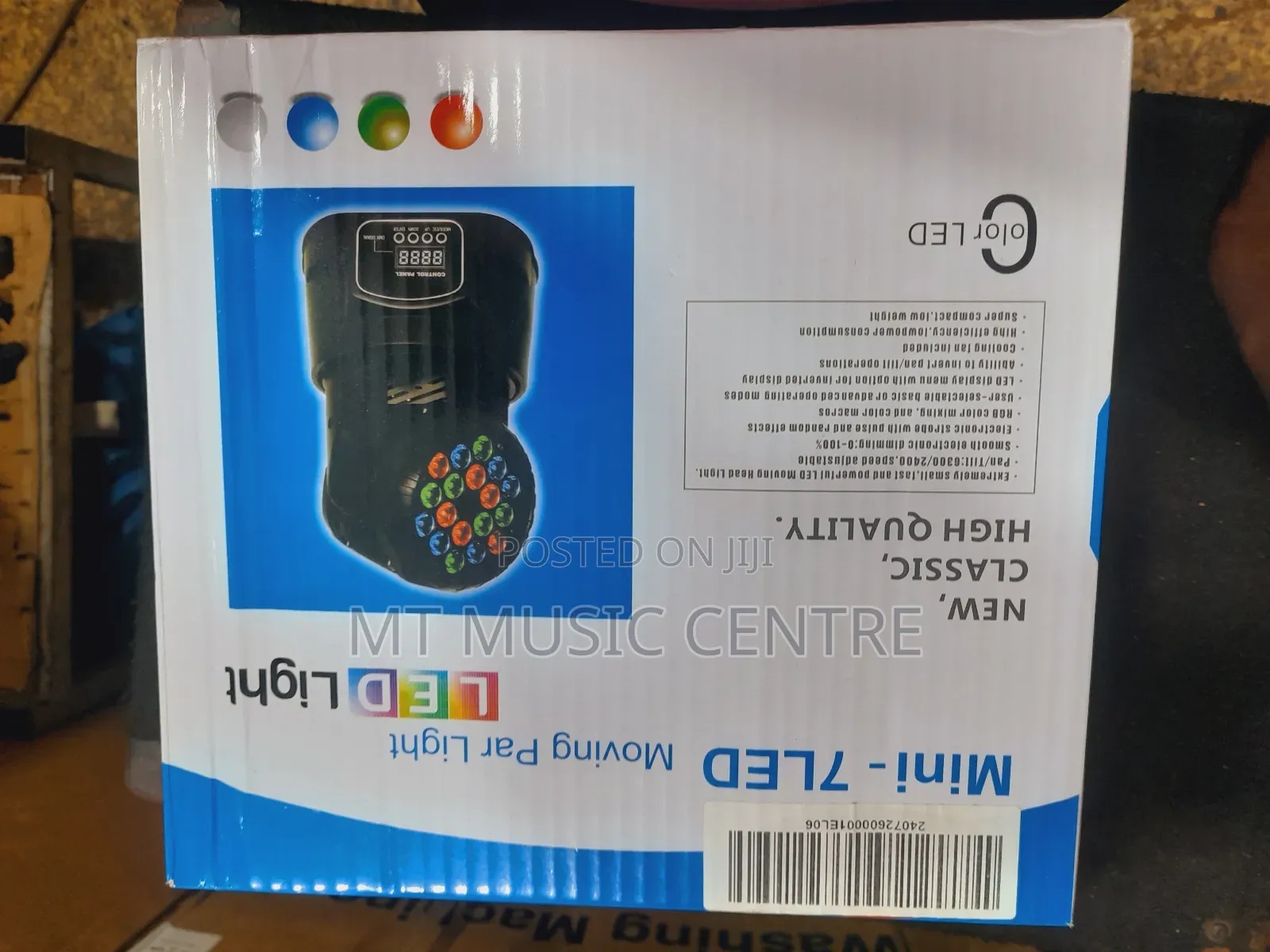 Mini 7 Led Moving Par Light