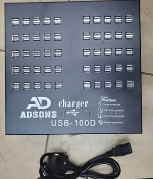Adson 100ports Usb Fast Charger Station Deck