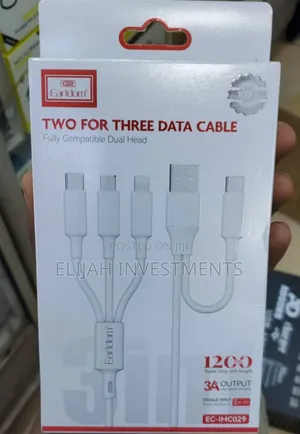 Earldom 2in3 Usb Data Cable