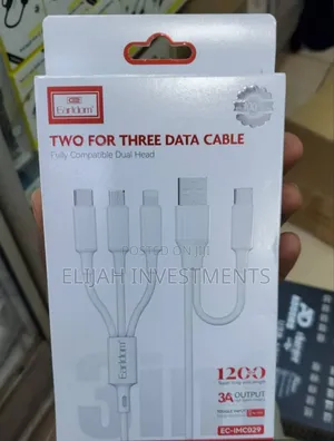 Earldom 2in3 Usb Data Cable