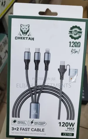 Cheetah 3plus2 Multifunction Usb Data Cable