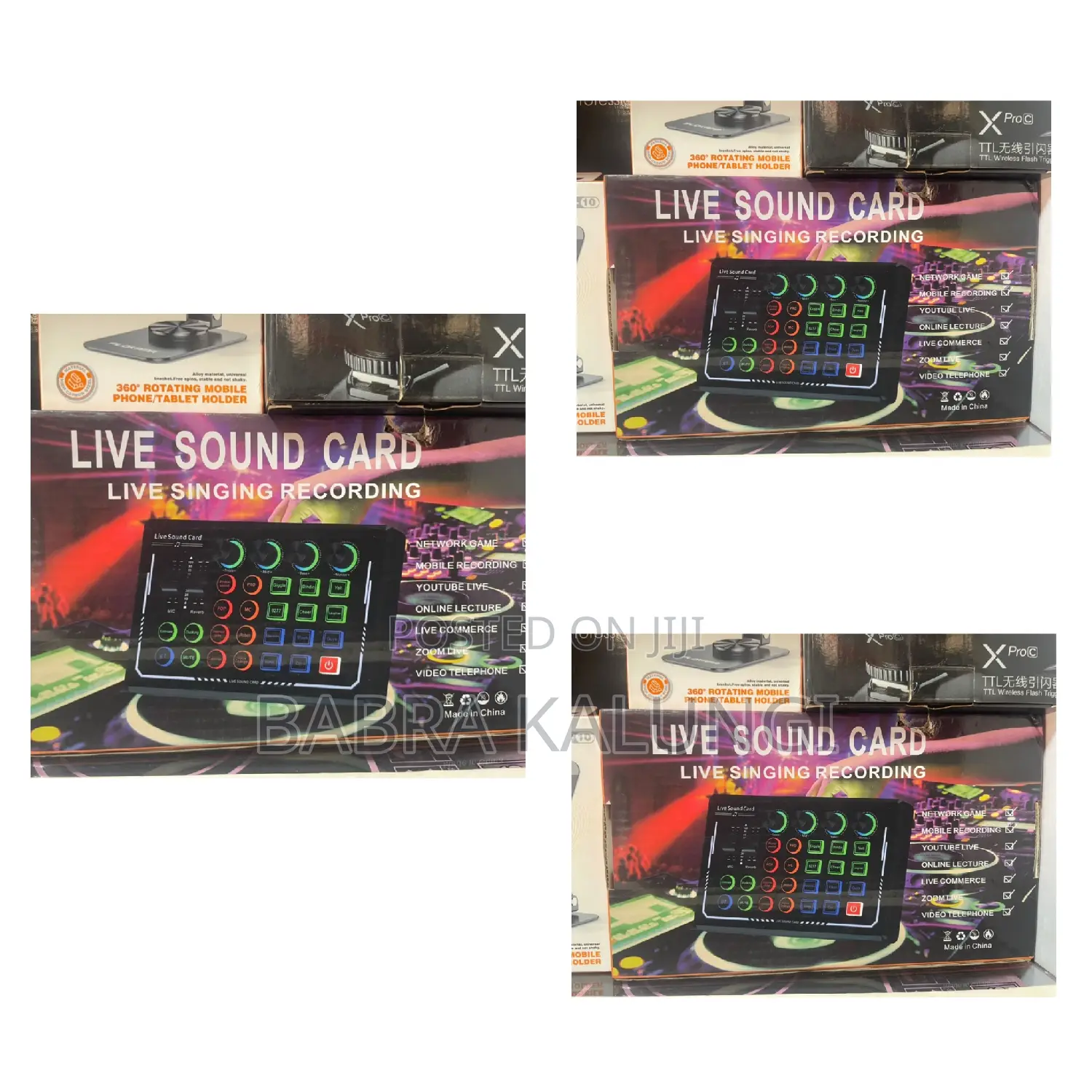 Live Sound Card Live Singing and Recording Sound Card
