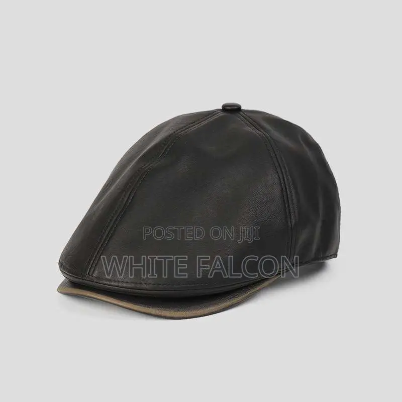 Unisex Vintage Retro Beret Hat Cap-Black