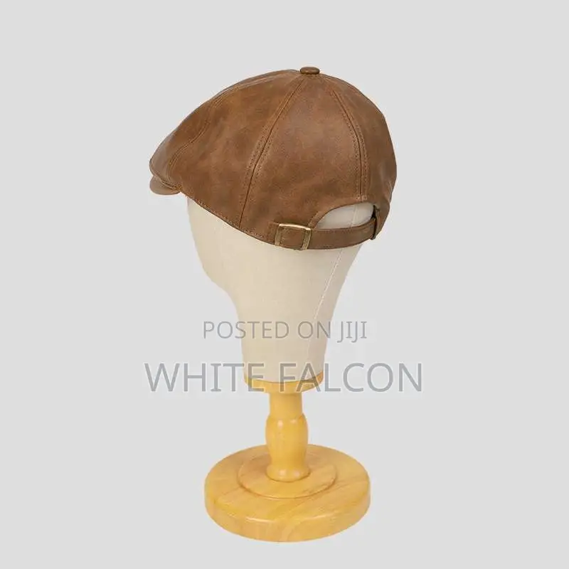 Unisex Vintage Retro Beret Hat Cap-Black