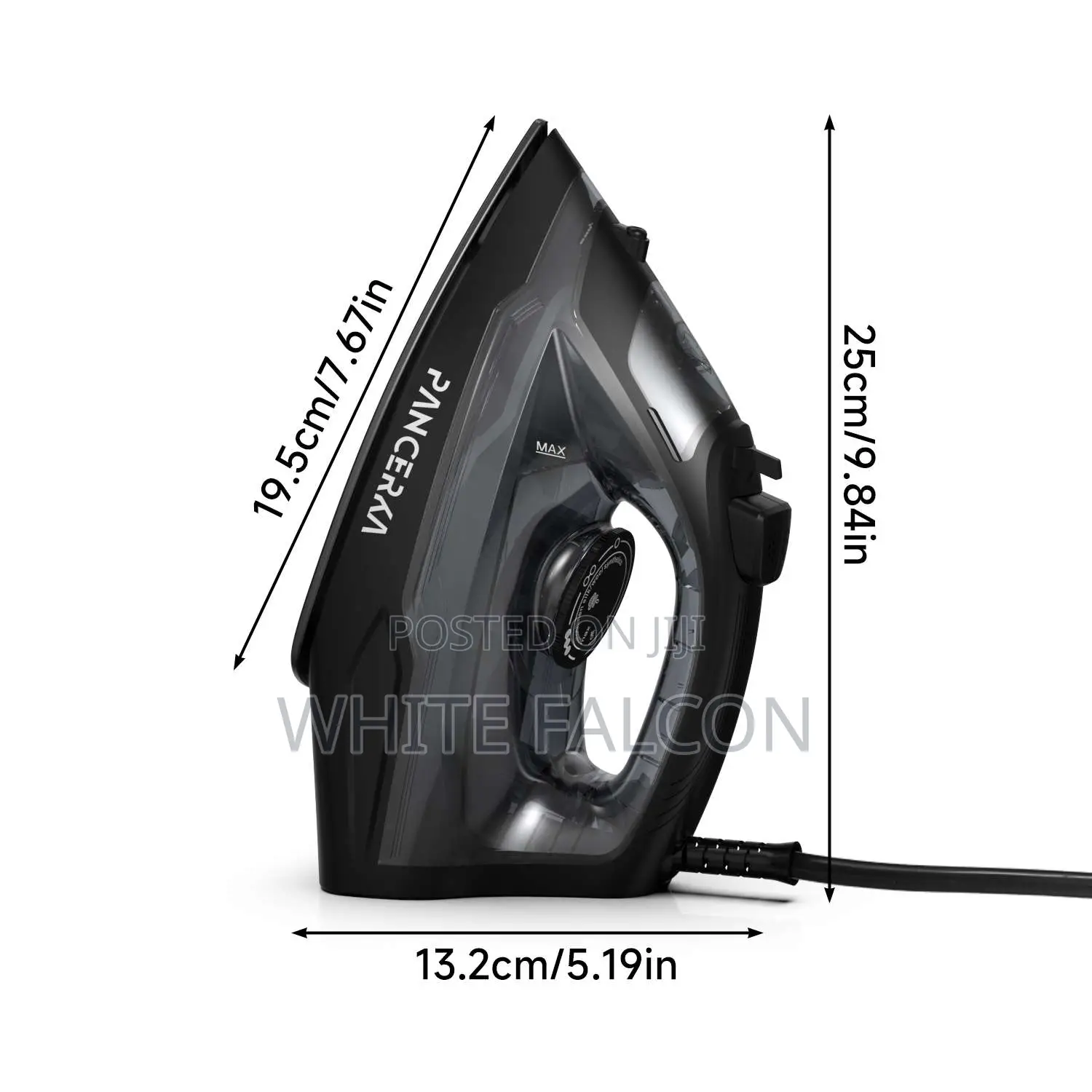 Pancera Steam Iron 1600w- Portable Medium Size
