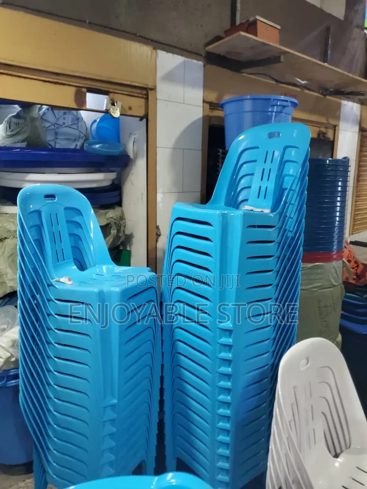 Light Blue Plastic Chairs