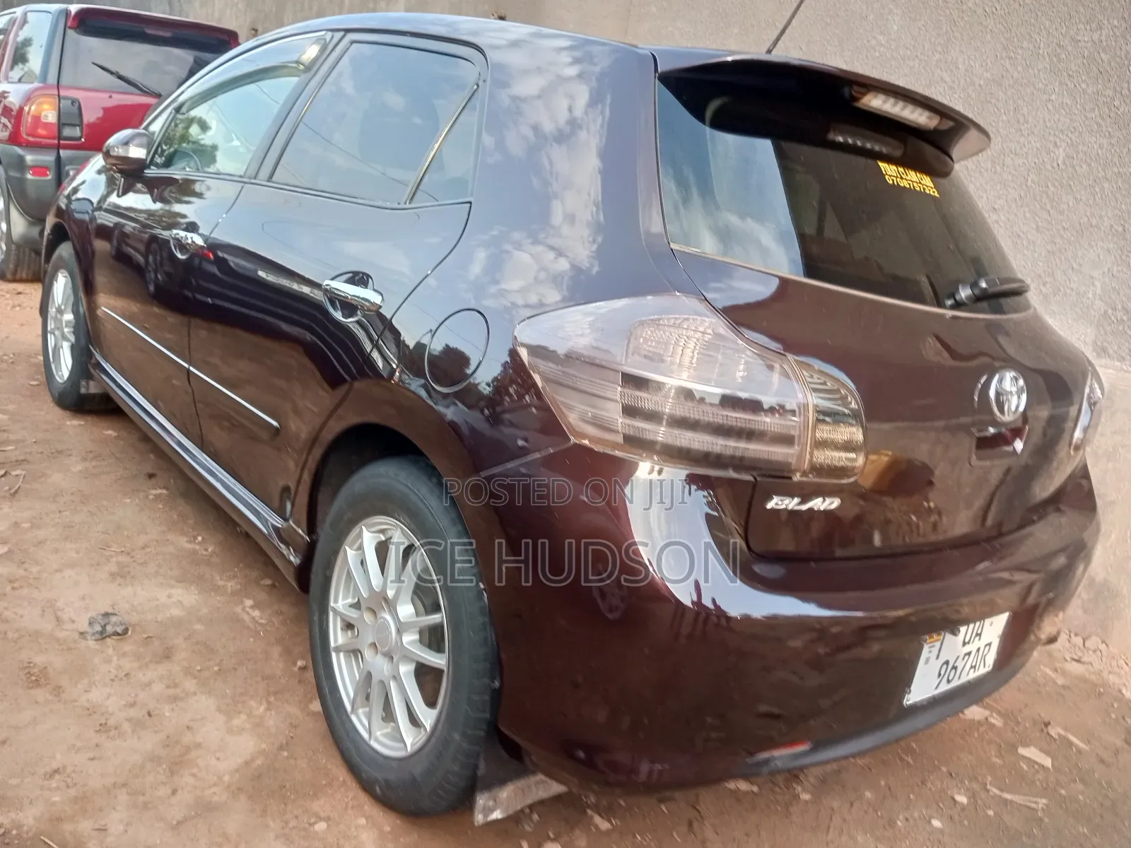 Toyota Blade 2008 Burgundy