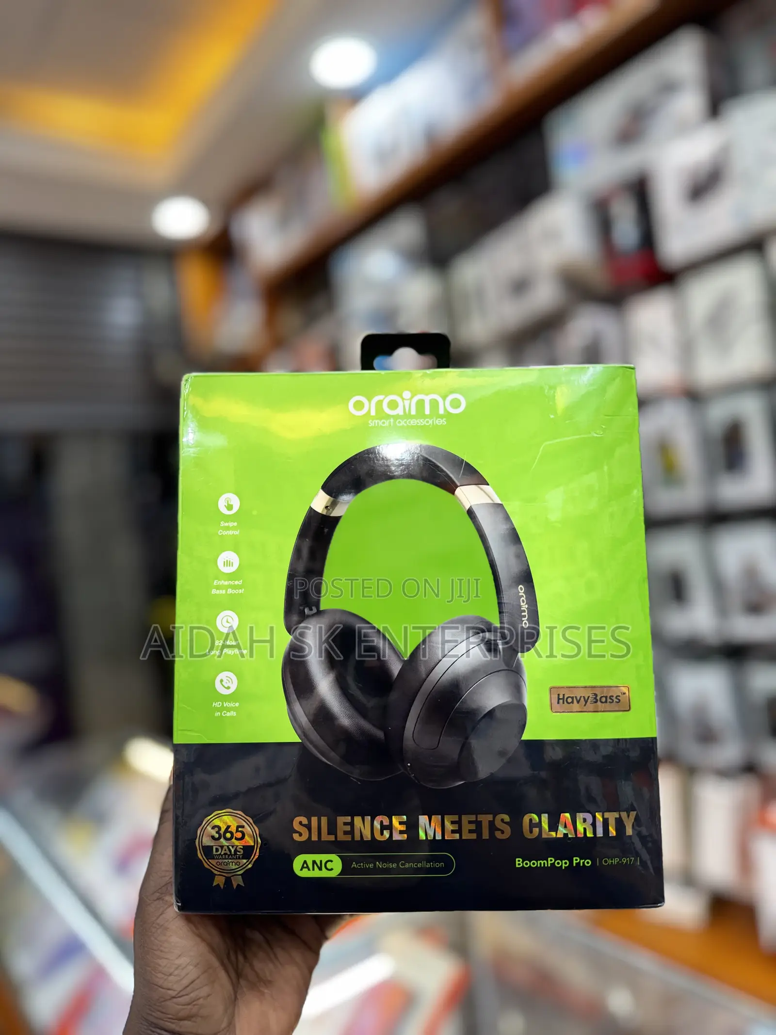 Oraimo Boompop Pro Anc Over-Ear Headphones