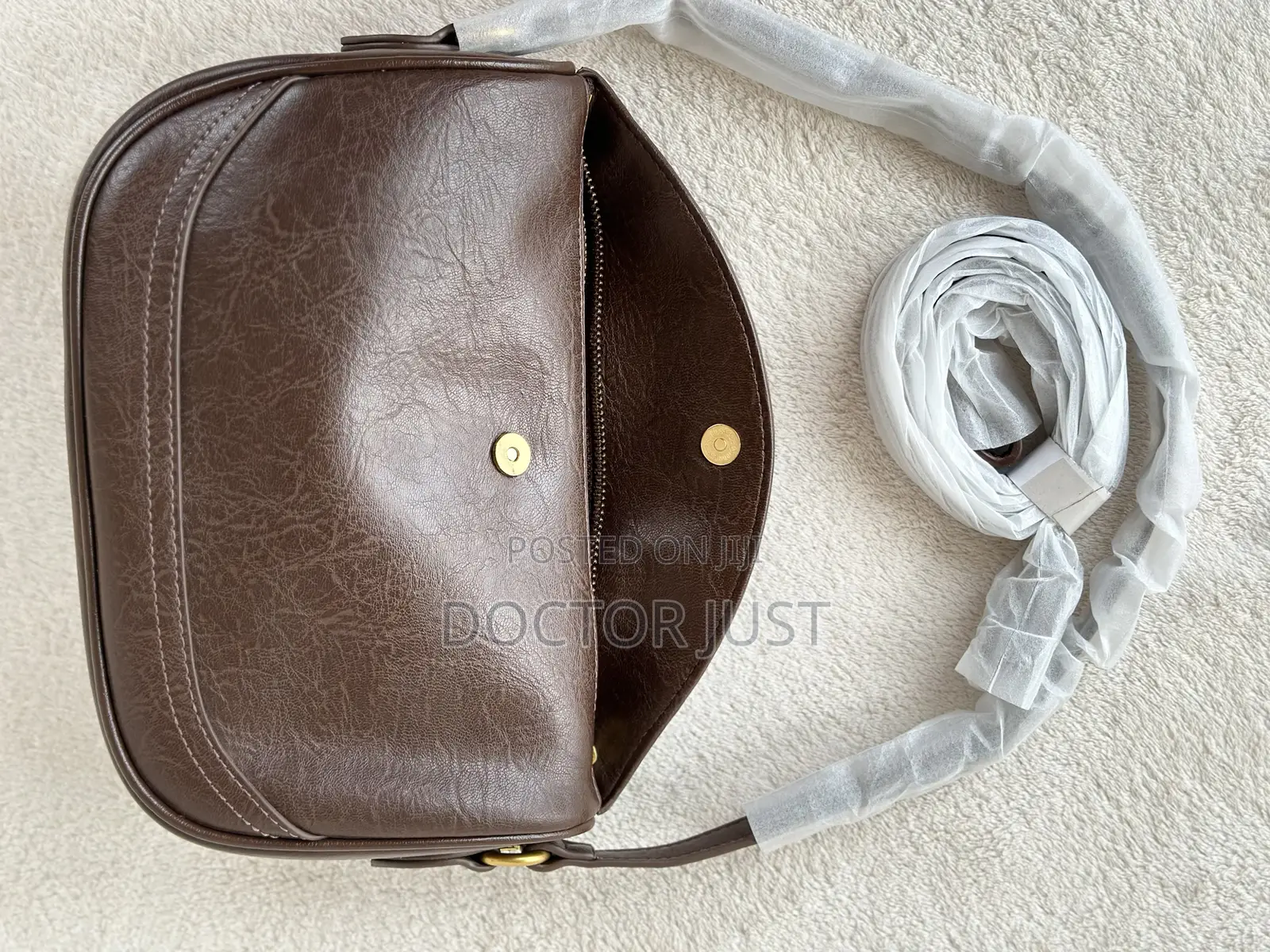 Retro One Coffee Shoulder Bag