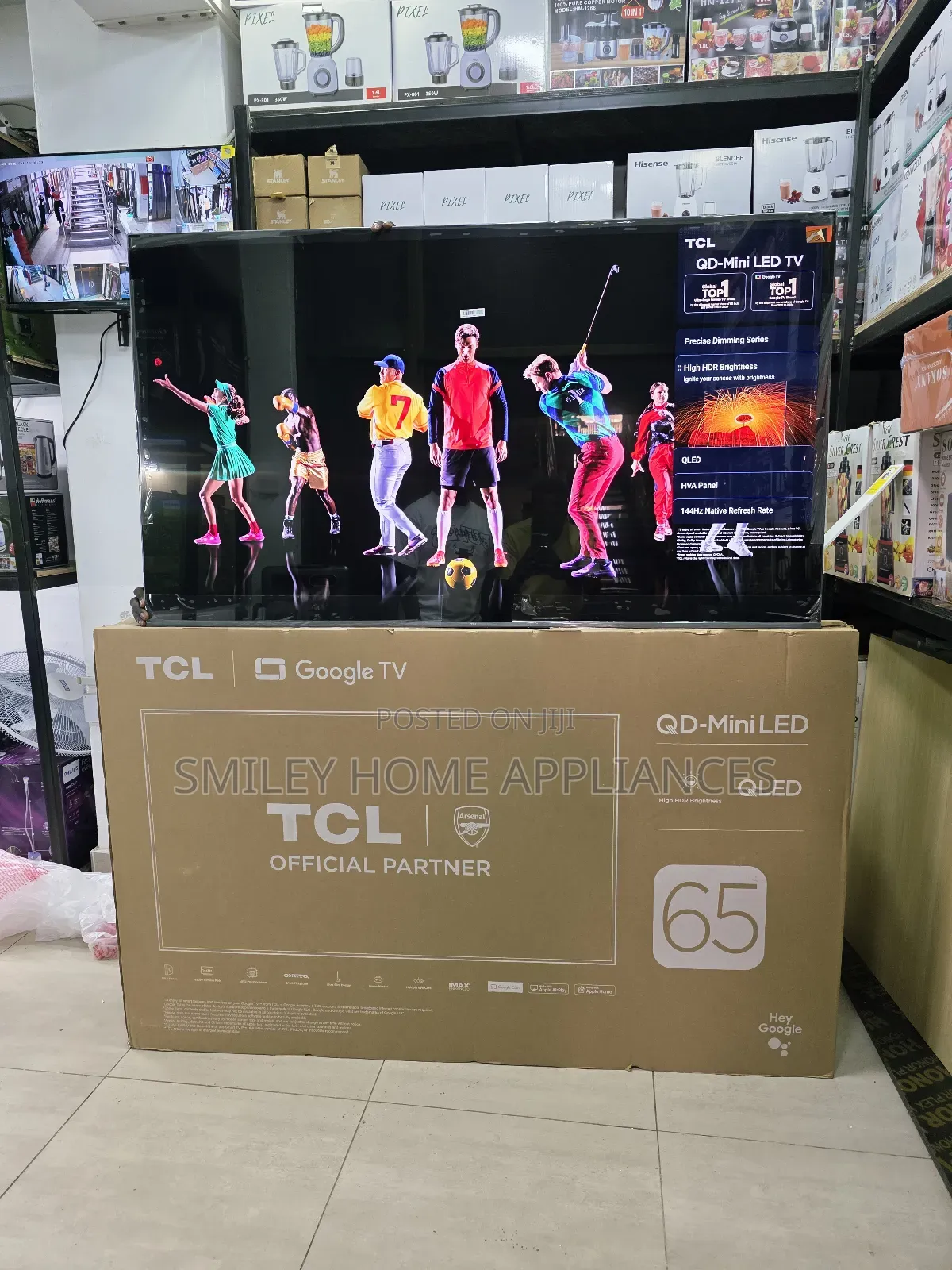65inches TCL Qd-Miniled- Google Android Pro Tv at Discount