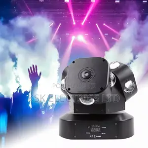 Photo - Scanner Light Dj Strobe Stage Light 3 Heads Rotating Moving