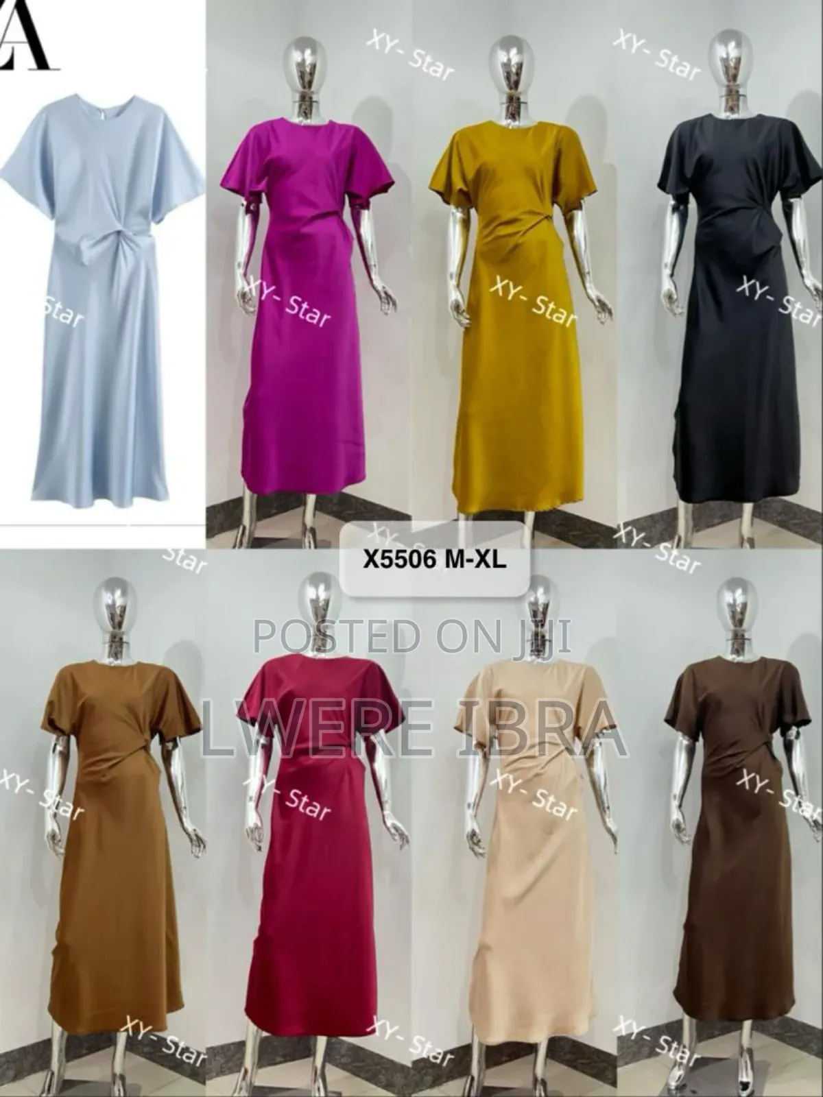 Satin Pencil Dresses for Ladies