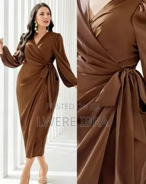 Rapper Satin Party Dresses