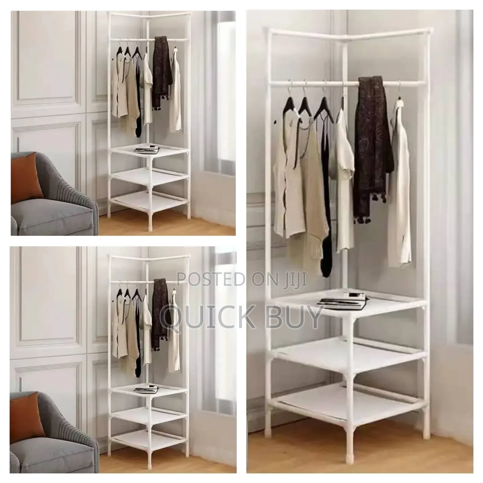 Portable Corner Multipurpose Rack