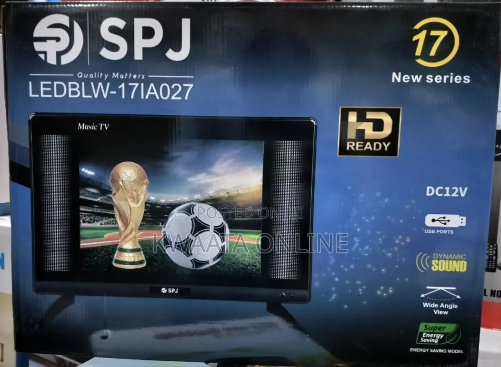 24inch SPJ Flat Screen Tv Series Ac/Dc - Free to Air Decoder