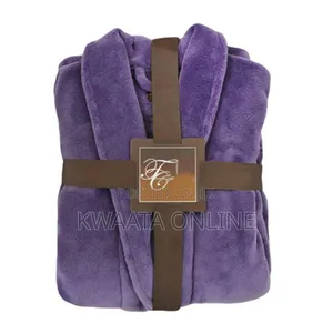 Tall and Big Soft Fleece Bathrobe Unisex-Multiple Colors
