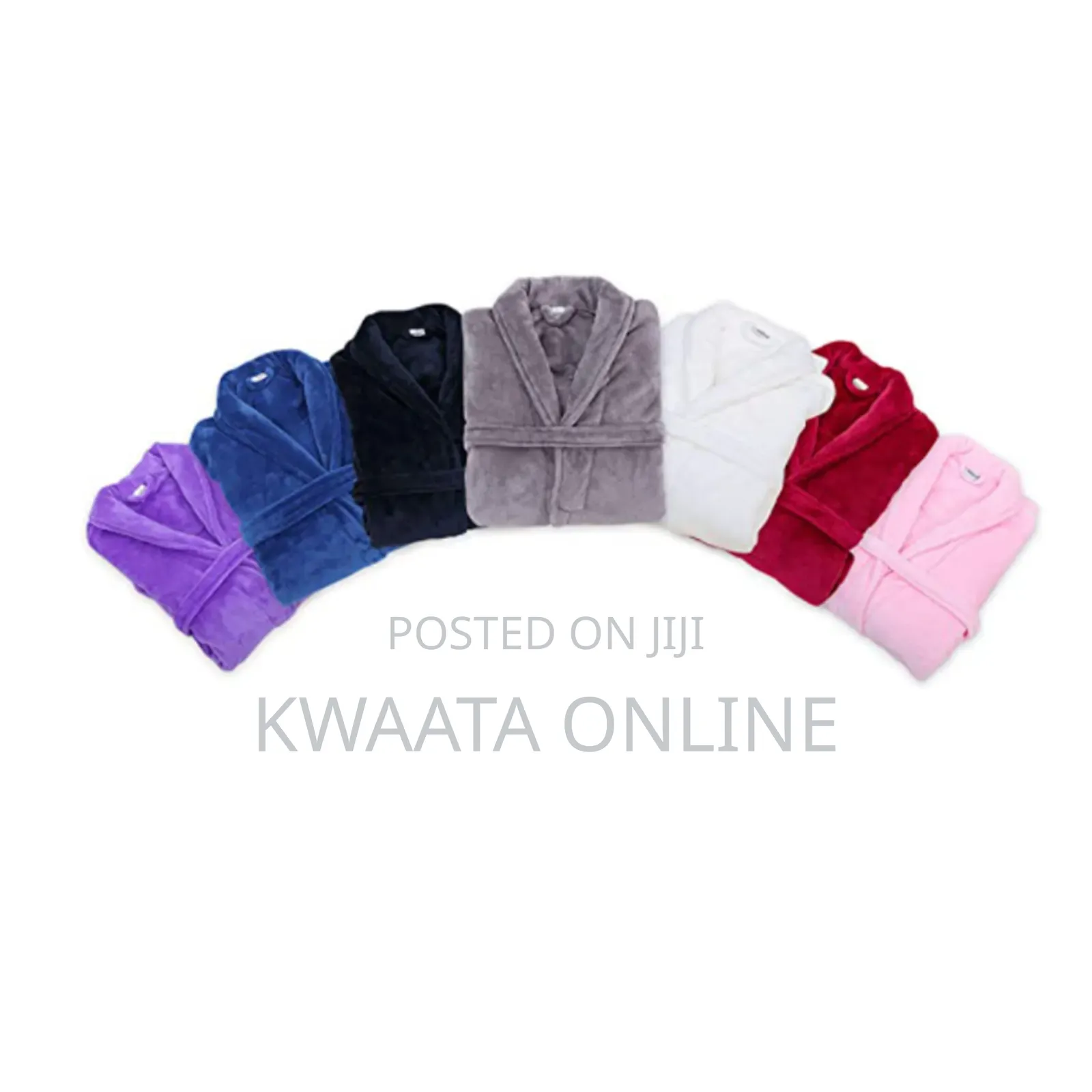 Tall and Big Soft Fleece Bathrobe Unisex-Multiple Colors