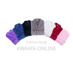 Tall and Big Soft Fleece Bathrobe Unisex-Multiple Colors