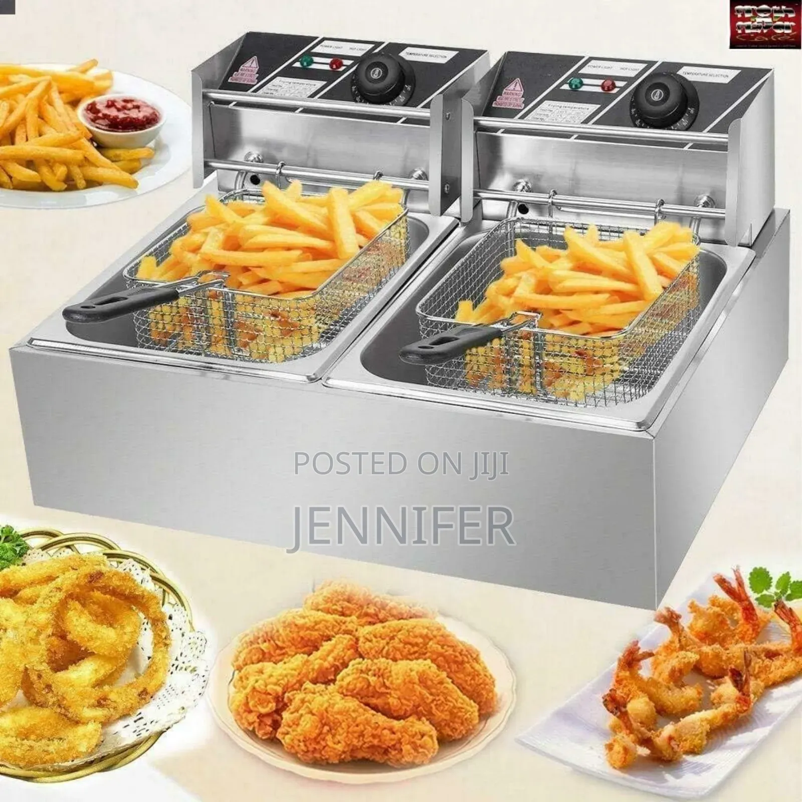 Double Sided Electric Deep Fryer With Dual Basket