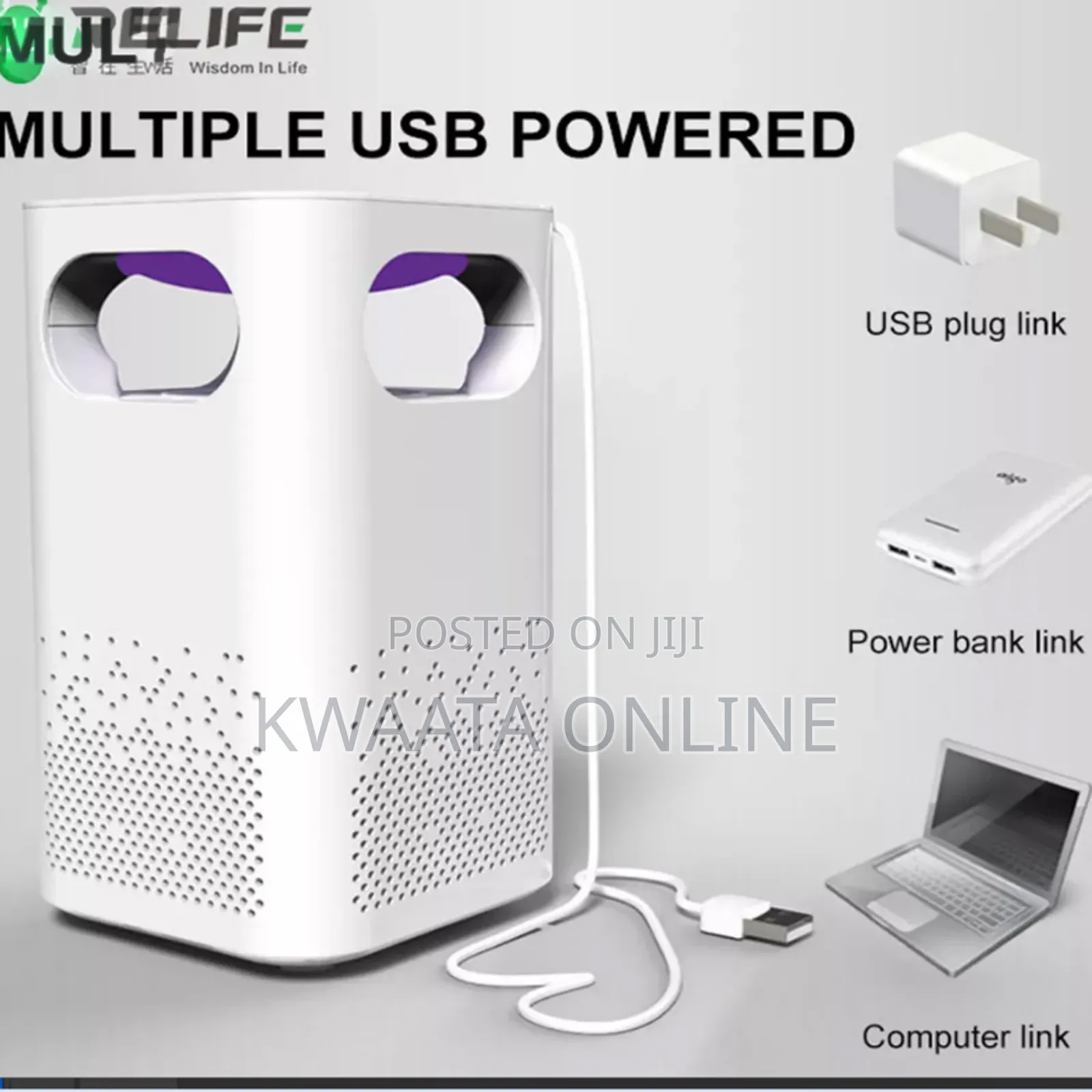 Led Mosquito Killer Usb Trap Lantern Repellent Light Lamp