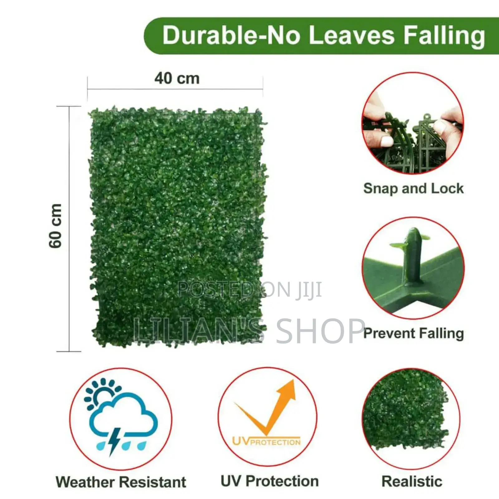 1 Piece Decor Artificial Wall Mat-for Indoor and Outdoor