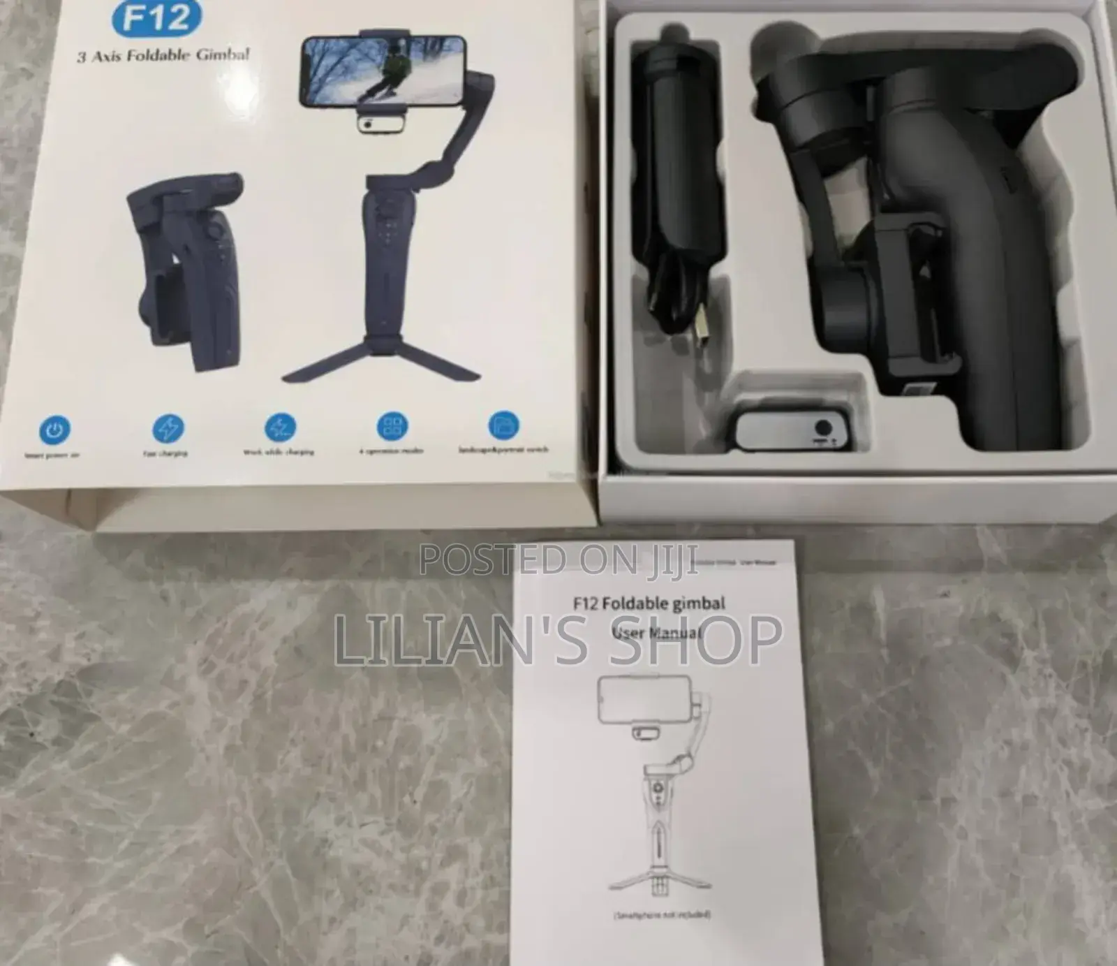 F12 3-Axis Handheld Gimbal Smartphone Stabilizer