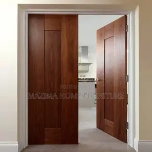 Mahogany Wood Double Door