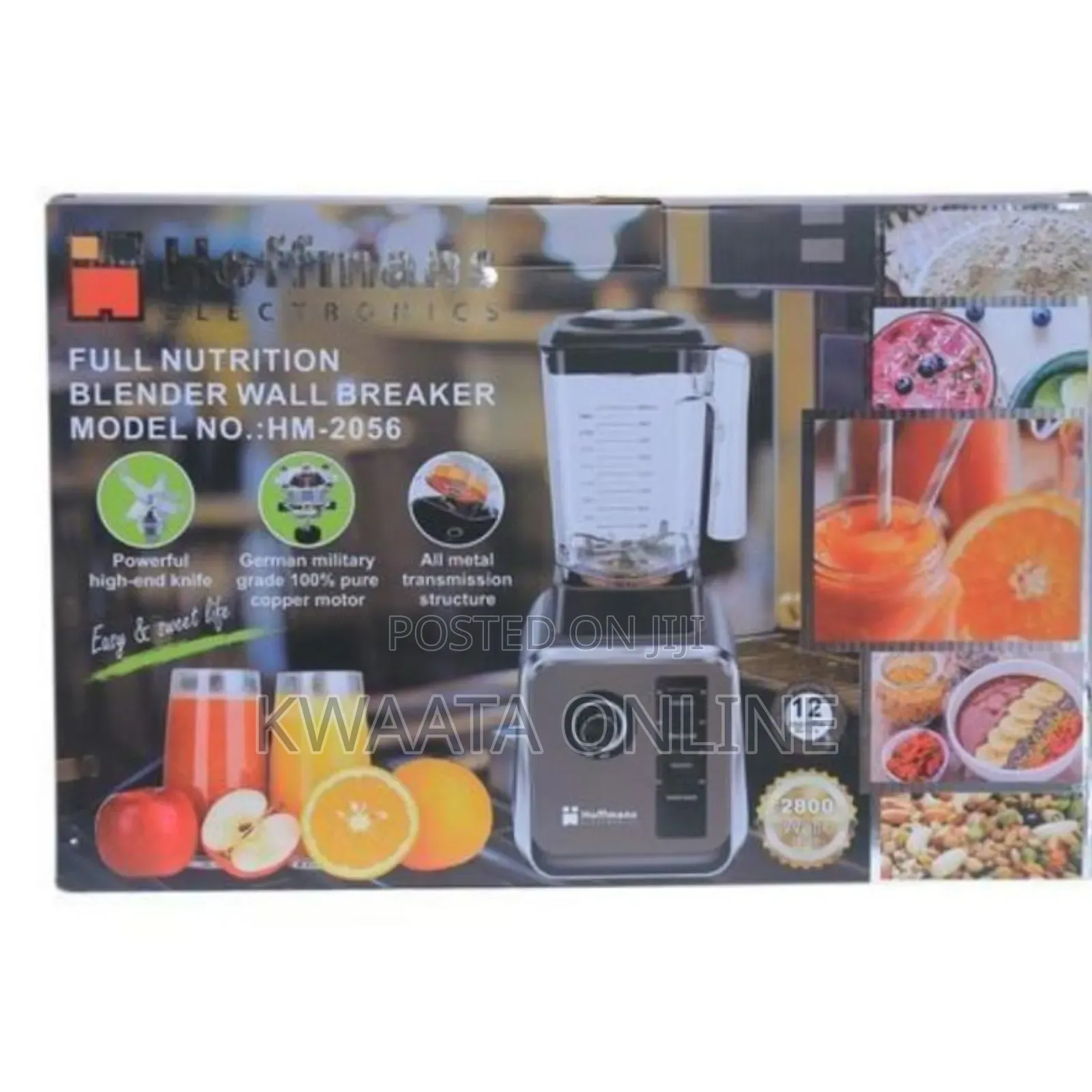 Hoffmans High Speed Full Nutritional Commercial Blender -2l