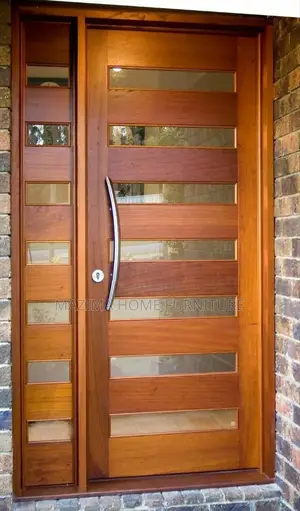 Front Double Door With Glass
