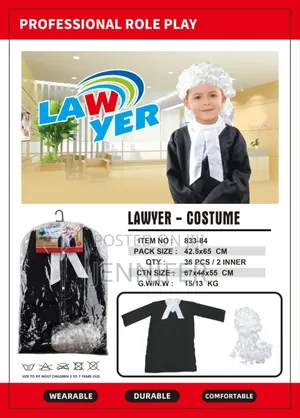 Kids Lawyer Costume