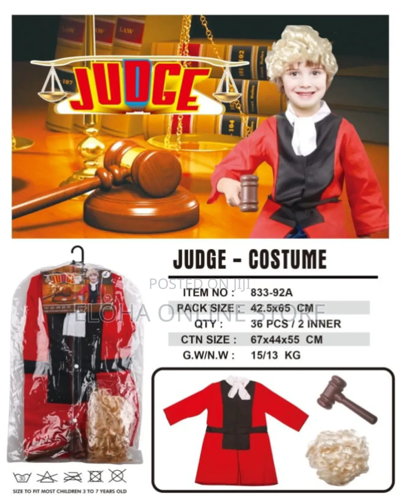 Kids Judge Costume
