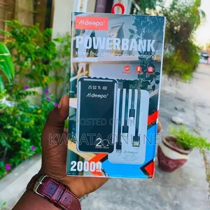 Aldeepo 4 In1 Digital Fast Charging Power Bank With 20000mah