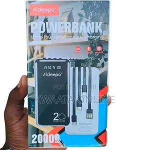 Aldeepo 4 In1 Digital Fast Charging Power Bank With 20000mah