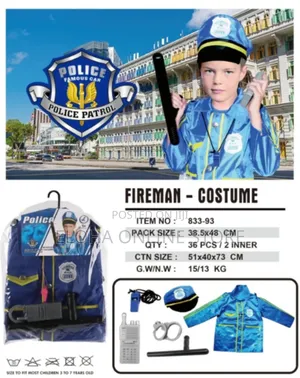 Kids Police Patrol Costume