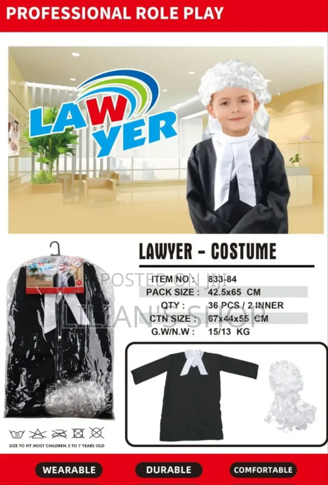 Kids Lawyer Costume