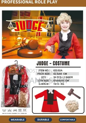 Kids Judge Costume