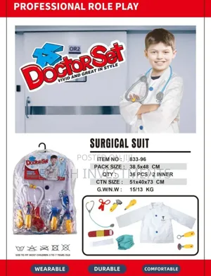 Kids Doctor Set Play Costume