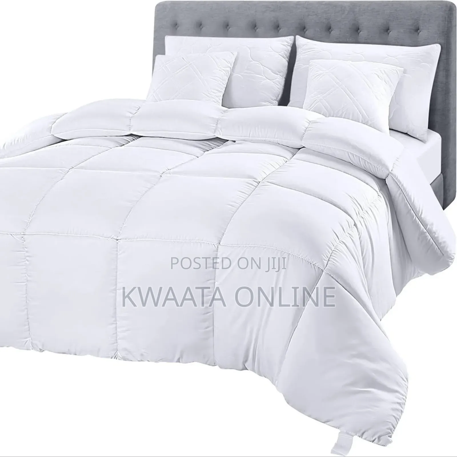 Quilted Comforter Duvet Insert- Box Stitched Down Comforter