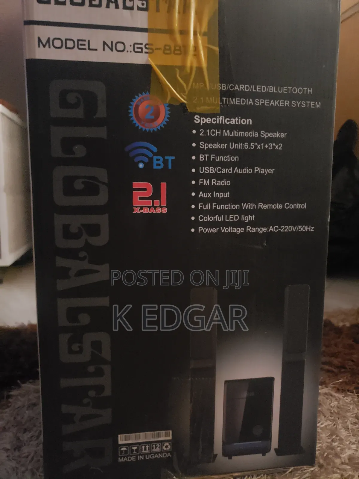 Brandnew 2 1 Channel Global-Star Multimedia Speaker System