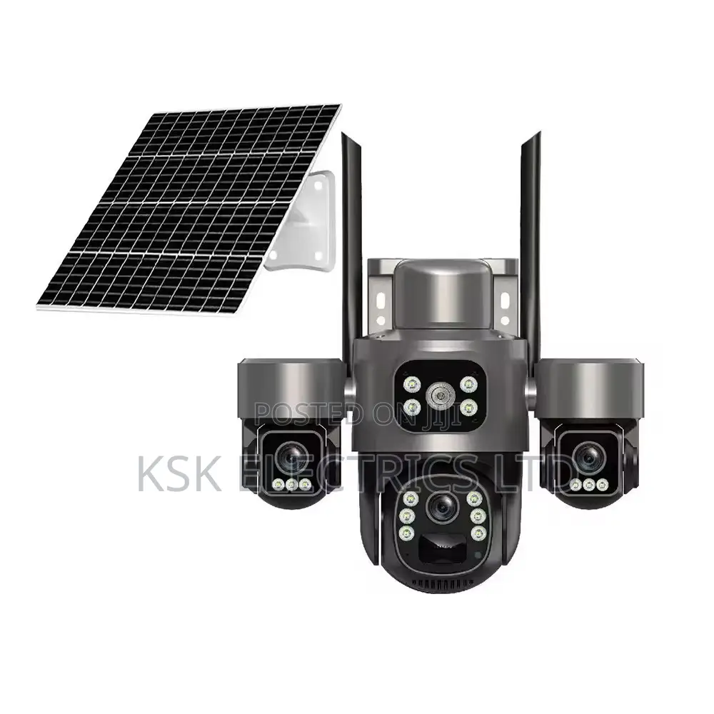 V380 Pro Network Camera 4 Lens Solar Camera