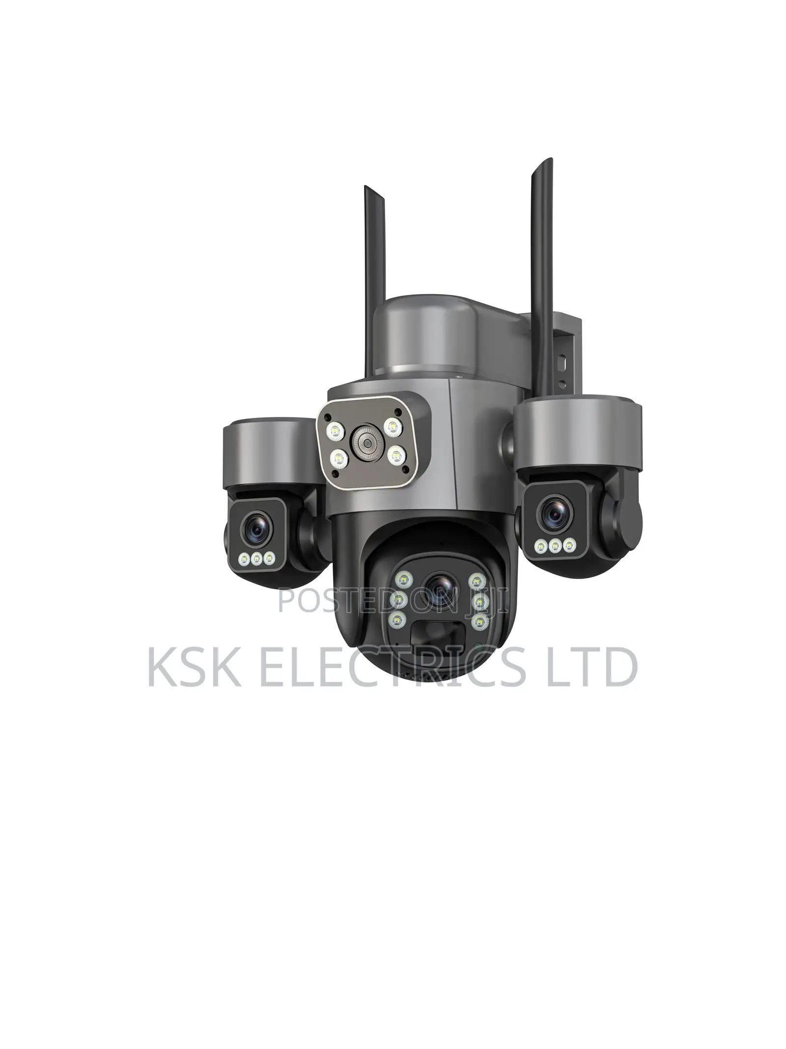 V380 Pro Network Camera 4 Lens Solar Camera