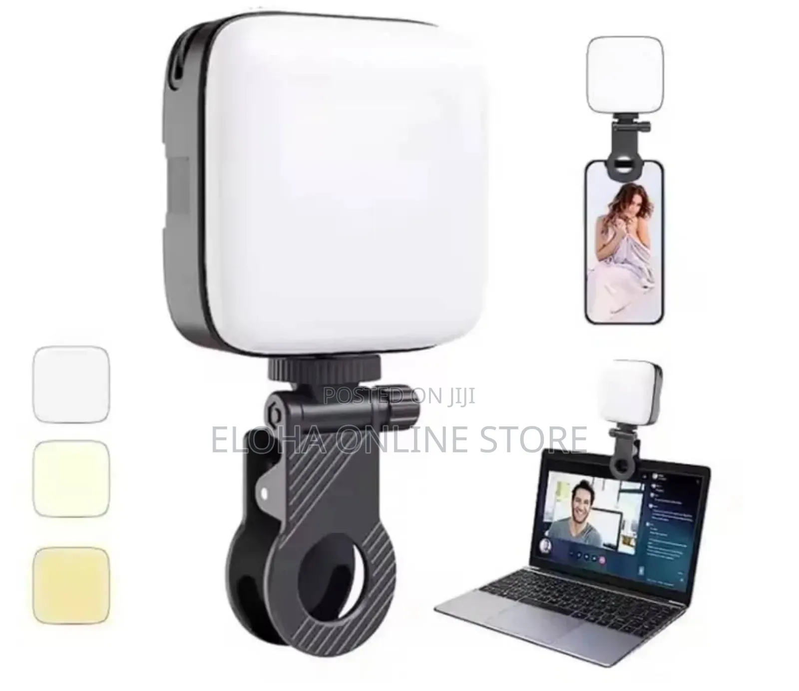 Portable Mini Led Video Light With Clip