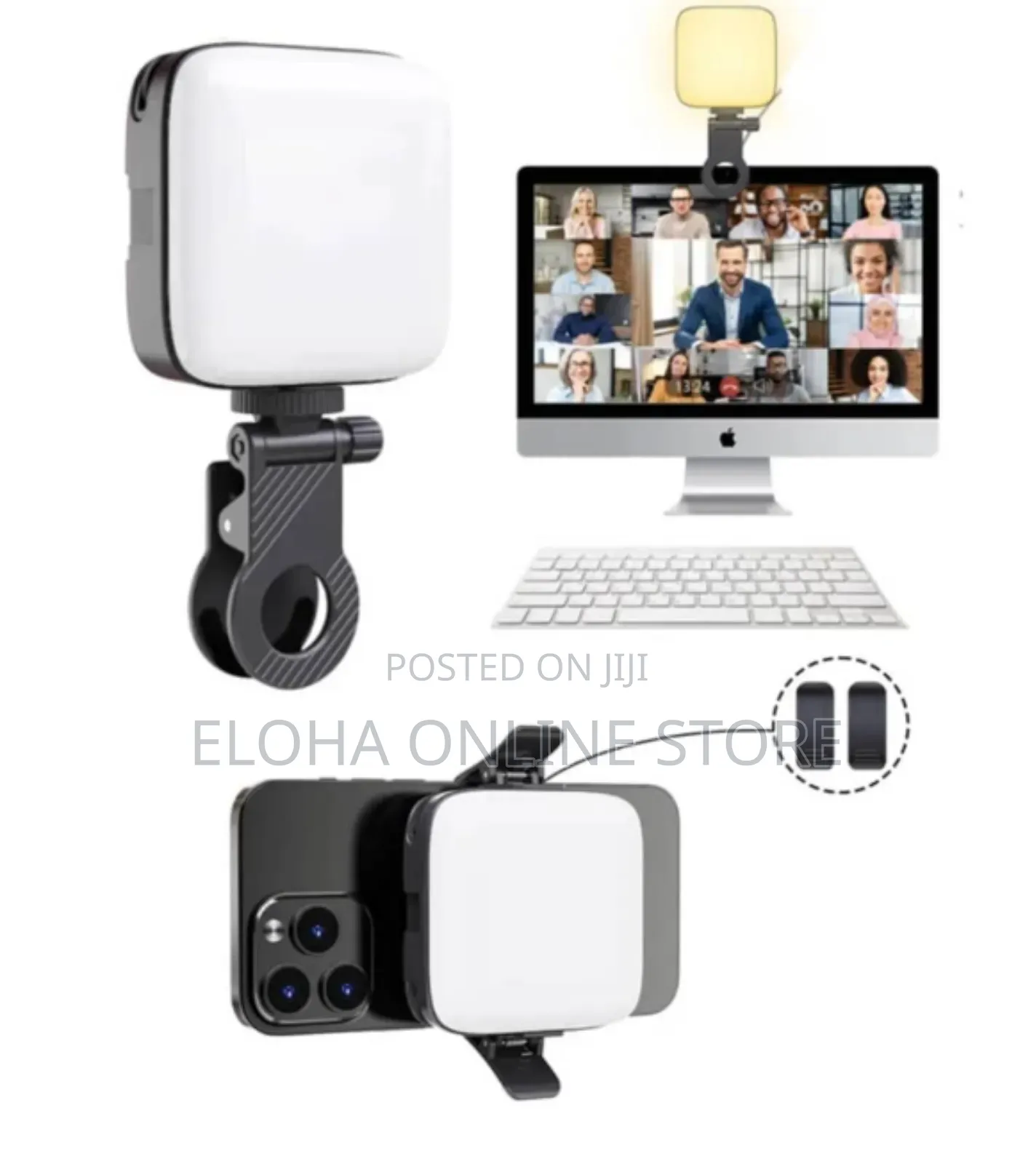Portable Mini Led Video Light With Clip